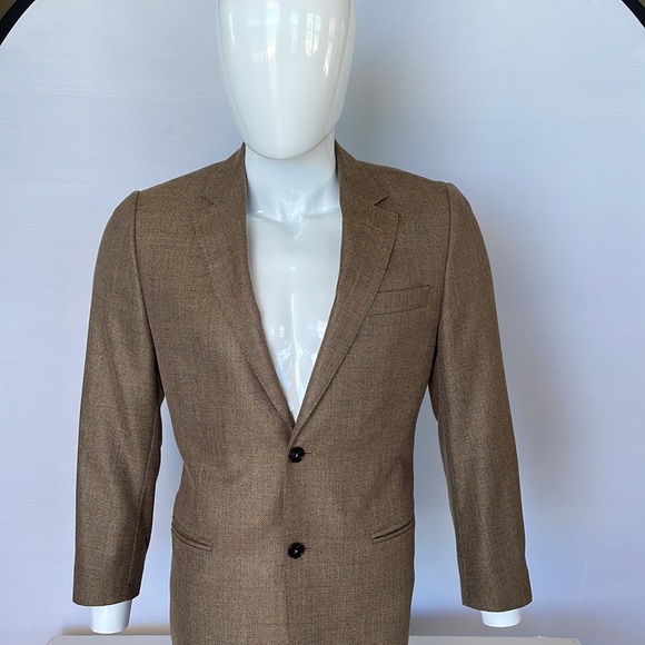 Valentino Mens Sport Jacket Size 38 Brown Tweed - Picture 3 of 16